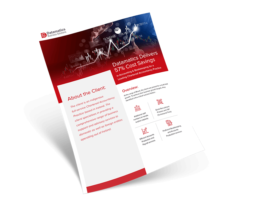 Datamatics Delivers over 57% Cost Reduction for an Ireland-based Chartered Accountancy Practice